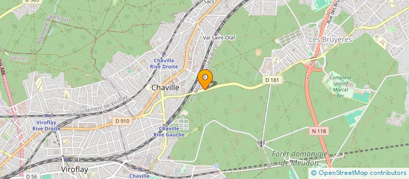 localisation de l'entreprise HILLZ à CHAVILLE