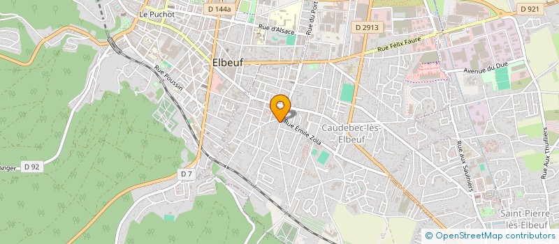 localisation de l'entreprise HILMI-LEVY  CAUDEBEC-LES-ELBEUF