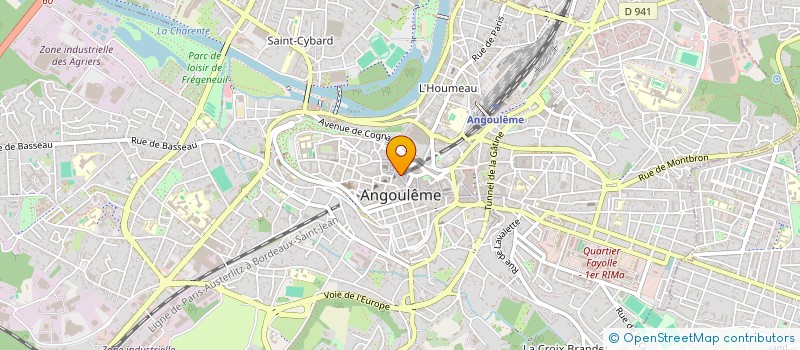 localisation de l'entreprise HILOBELLE à ANGOULEME