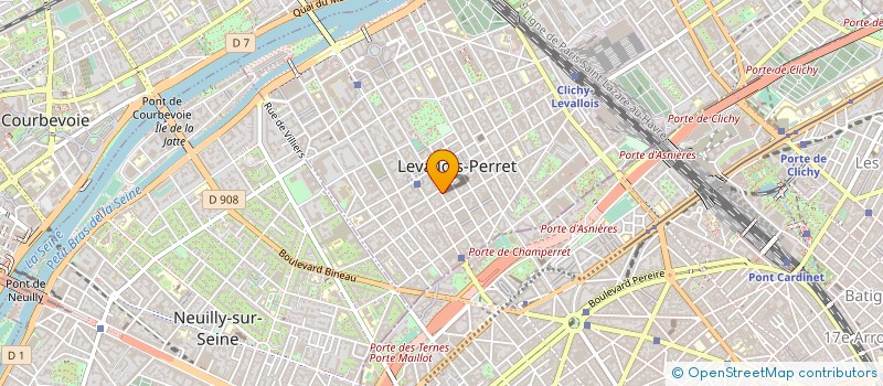 localisation de l'entreprise HILS à LEVALLOIS-PERRET