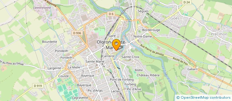 localisation de l'entreprise HILSON  OLORON-SAINTE-MARIE