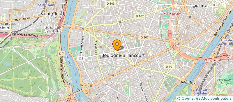 localisation de l'entreprise HILTI DIGITAL MARKETING SERVICES SAS à BOULOGNE-BILLANCOURT