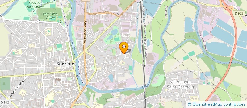 localisation de l'entreprise HILYAK FRANCE à SOISSONS