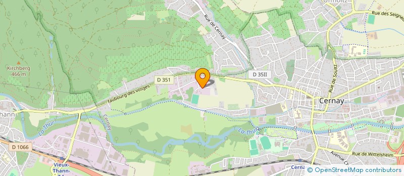 localisation de l'entreprise HIM  CERNAY