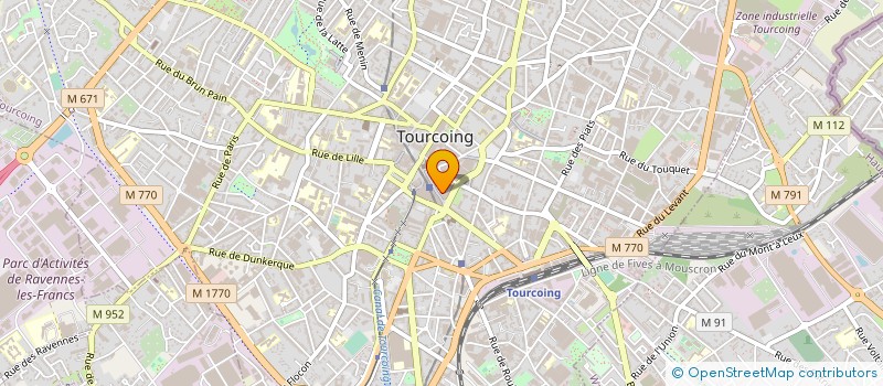 localisation de l'entreprise HIM  TOURCOING