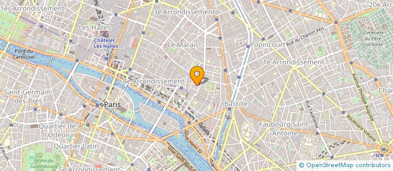 localisation de l'entreprise HIM CO FRANCE SARL à PARIS