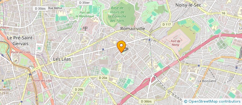 localisation de l'entreprise HIMA SCI à ROMAINVILLE
