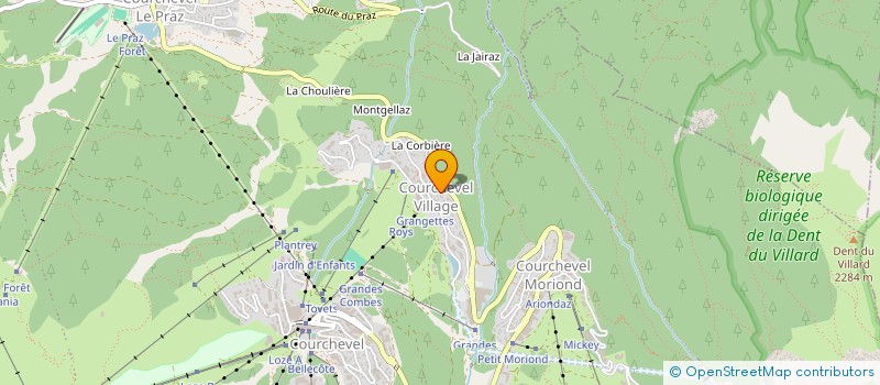 localisation de l'entreprise HIMAL à COURCHEVEL