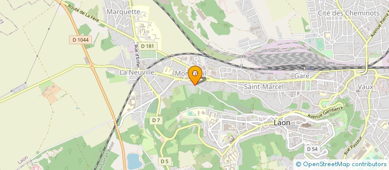 localisation de l'entreprise HIMALAYA à LAON