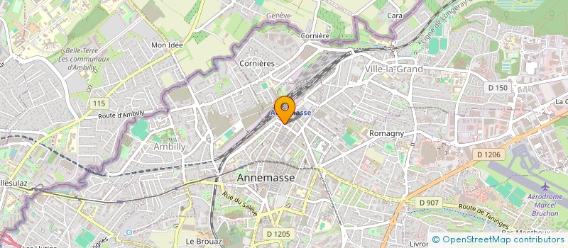 localisation de l'entreprise HIMALAYA  ANNEMASSE