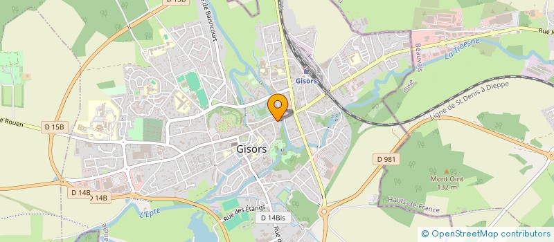 localisation de l'entreprise HIMALAYA  GISORS