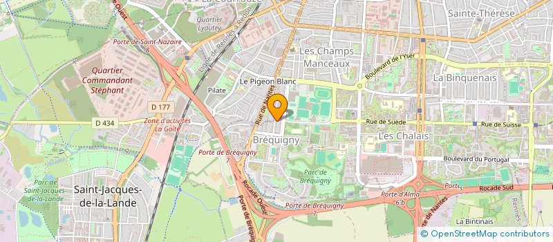localisation de l'entreprise HIMALIS à RENNES