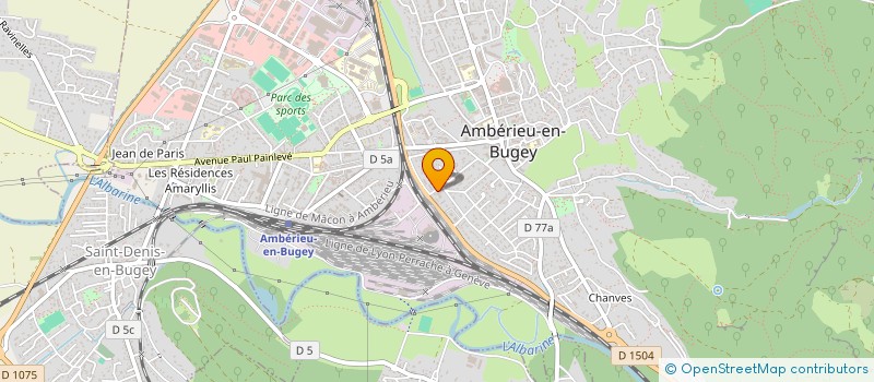 localisation de l'entreprise HIMAYA CONSTRUCTION  AMBERIEU-EN-BUGEY