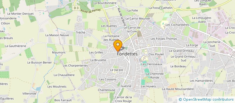 localisation de l'entreprise HIMEJI KARATE CLUB  FONDETTES