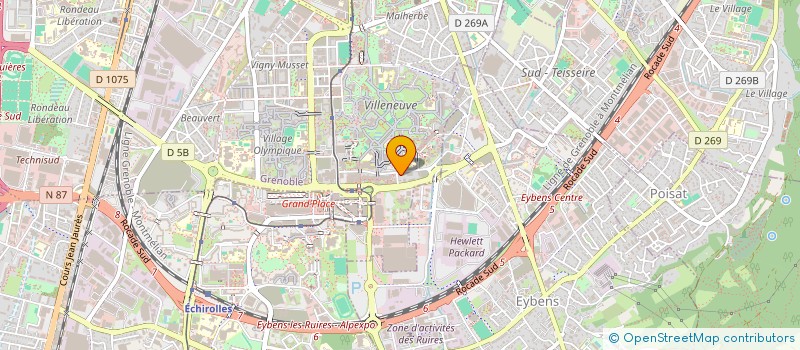 localisation de l'entreprise HIMERO FINANCES à GRENOBLE