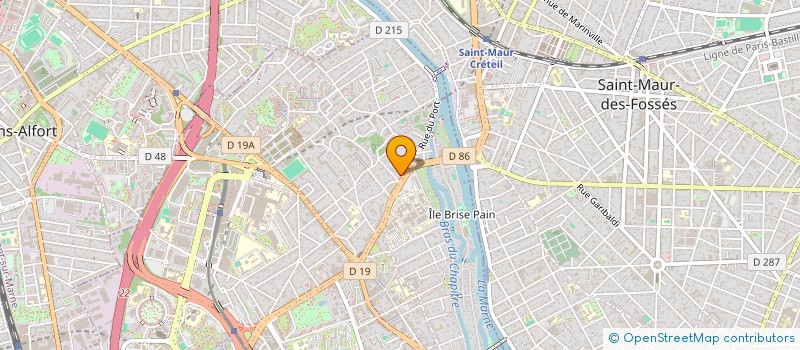 localisation de l'entreprise HIMMAT SCI à CRETEIL