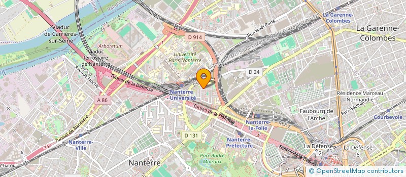 localisation de l'entreprise HIMO  NANTERRE