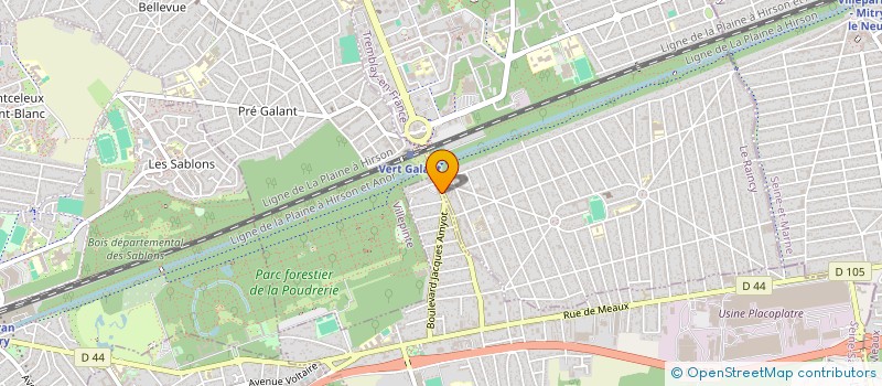 localisation de l'entreprise HIMYTECH  VAUJOURS