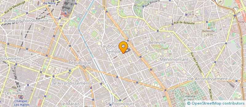 localisation de l'entreprise HIN  PARIS