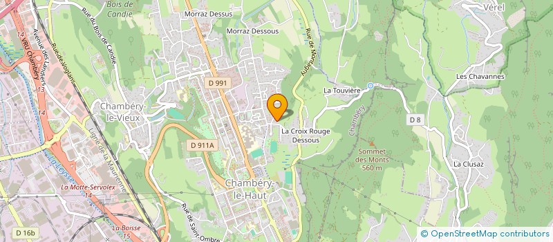 localisation de l'entreprise HINA à CHAMBERY