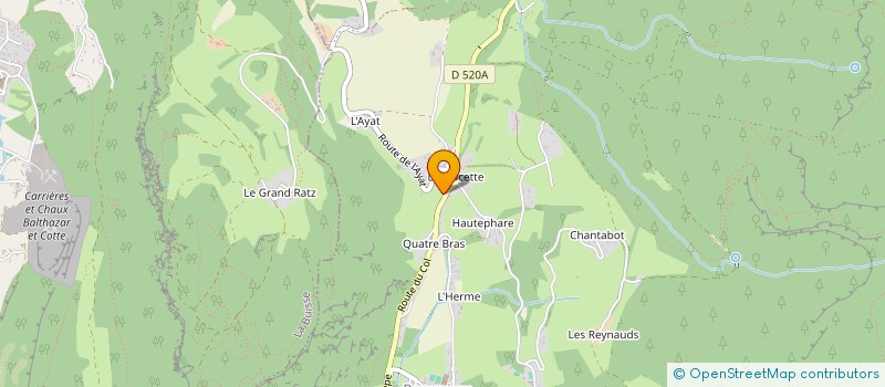 localisation de l'entreprise HINA  LA SURE EN CHARTREUSE