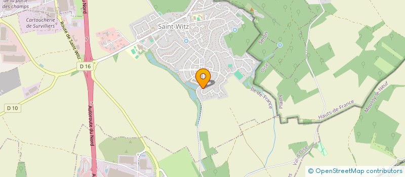 localisation de l'entreprise HINA CABINET CONSEIL  SAINT-WITZ