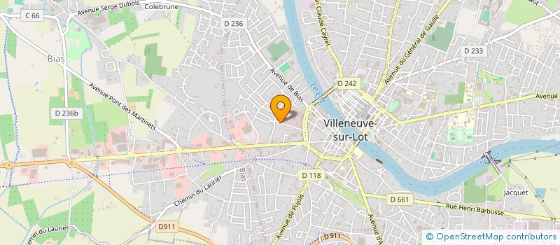 localisation de l'entreprise HINARD MAINTENANCE INDUSTRIELLE à VILLENEUVE-SUR-LOT