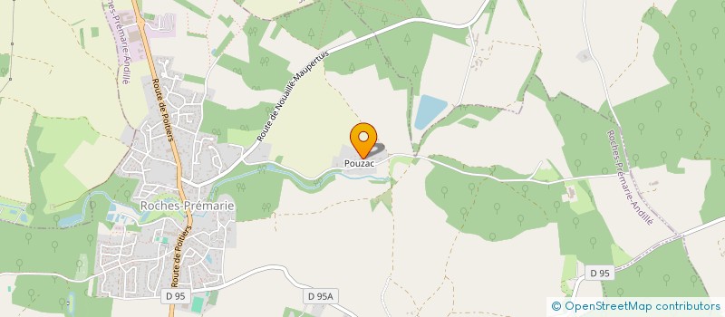 localisation de l'entreprise HINATA  ROCHES-PREMARIE-ANDILLE