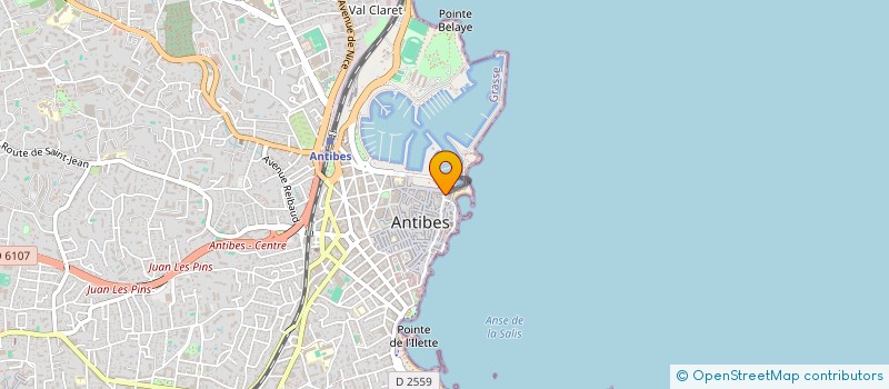localisation de l'entreprise HINATEA  ANTIBES