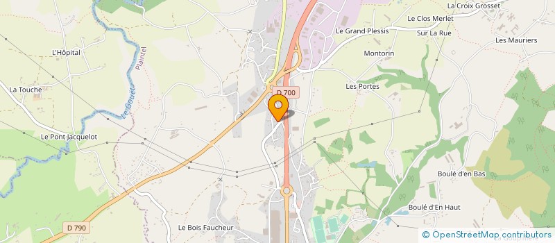 localisation de l'entreprise HINAULT CLOTURE à PLAINTEL