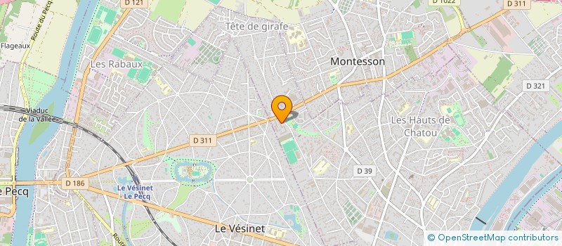 localisation de l'entreprise HINAYA - STUDIO DE BEAUTE  CHATOU