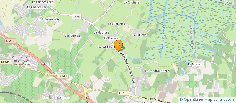 localisation de l'entreprise HINCOURT IMMOBILIER  HAUTE-GOULAINE