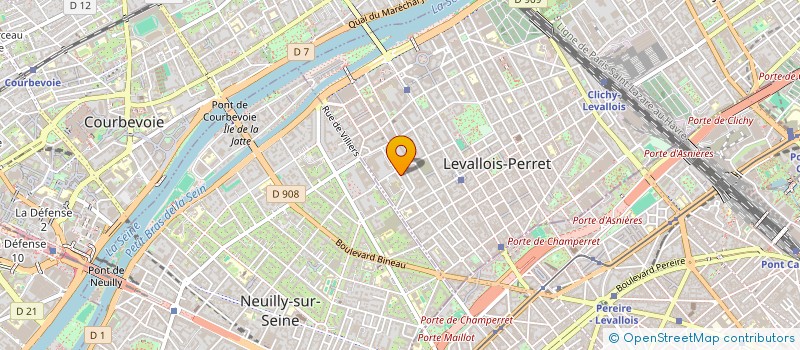 localisation de l'entreprise HINDERER PARTENAIRES CONSEILS à LEVALLOIS-PERRET