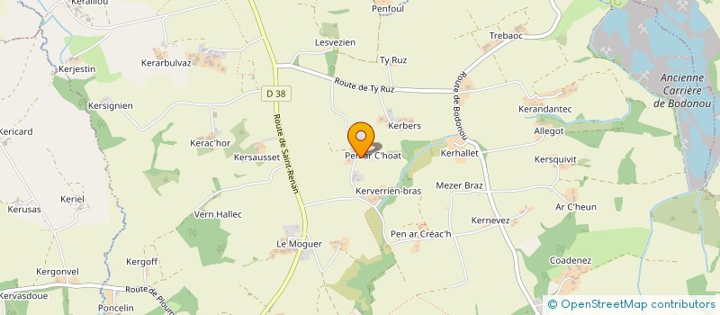 localisation de l'entreprise HINDRE à PLOUZANE