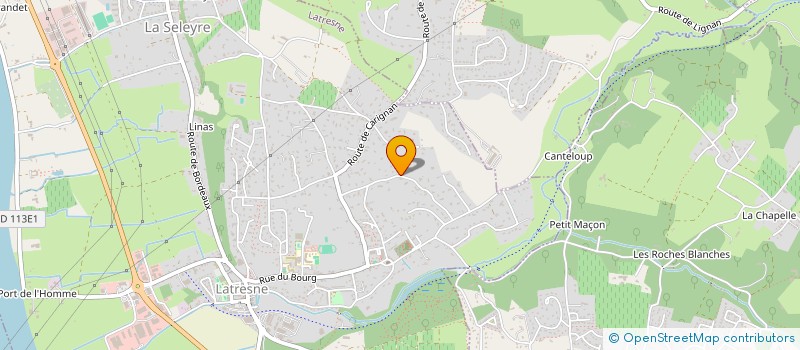 localisation de l'entreprise HINDY  LATRESNE