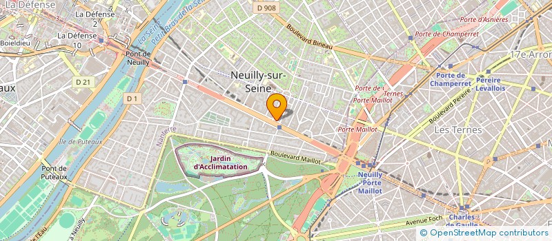 localisation de l'entreprise HINES SGP à NEUILLY-SUR-SEINE