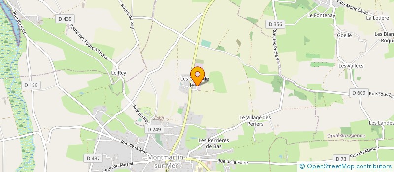 localisation de l'entreprise HINET  MONTMARTIN-SUR-MER