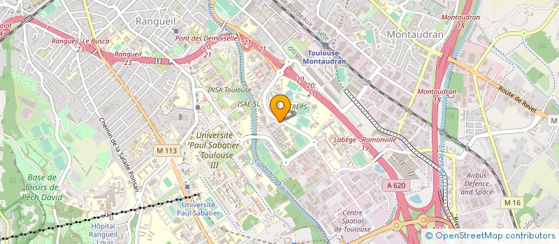 localisation de l'entreprise HINFACT à TOULOUSE