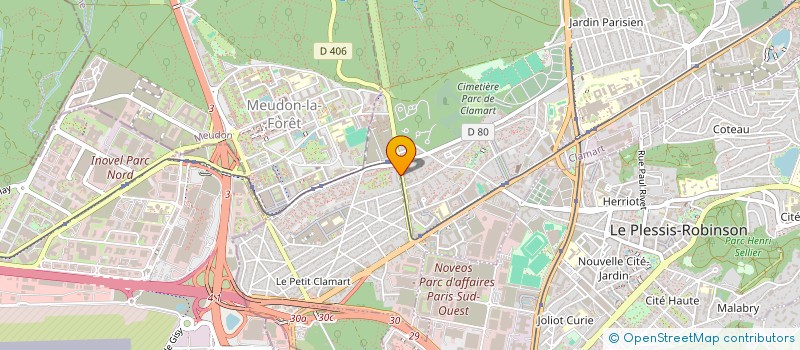 localisation de l'entreprise HINGA YE à CLAMART