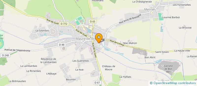 localisation de l'entreprise HINGAND  VAL D'ANAST