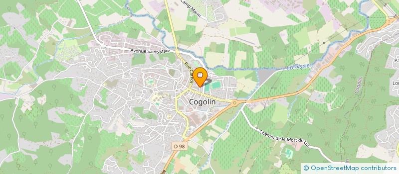 localisation de l'entreprise HINGON PROJETS à COGOLIN