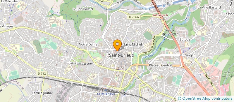 localisation de l'entreprise HINOMARU à SAINT-BRIEUC
