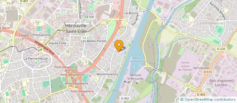 localisation de l'entreprise HINOVBAT à HEROUVILLE-SAINT-CLAIR