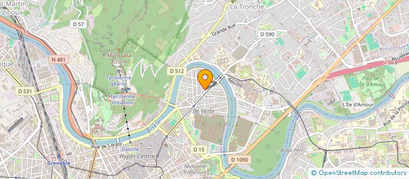 localisation de l'entreprise HINSINGER  GRENOBLE