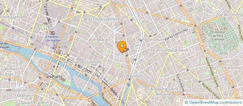 localisation de l'entreprise HINSINGER JL HINSINGER NICOLE à PARIS
