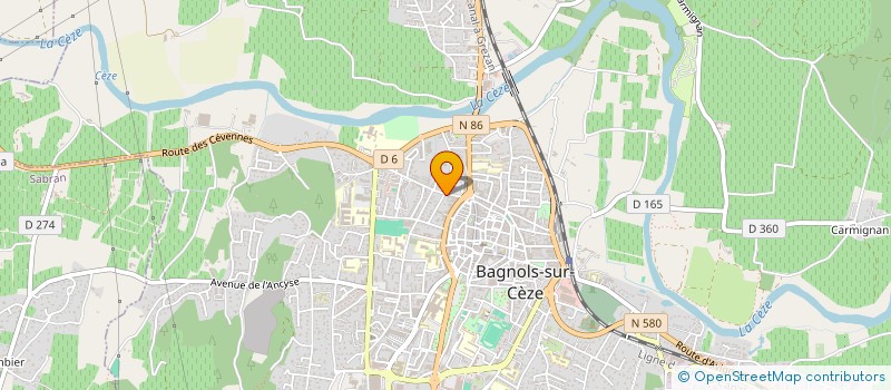 localisation de l'entreprise HINTEL à BAGNOLS-SUR-CEZE
