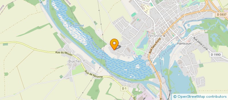 localisation de l'entreprise HINUI  PERONNE