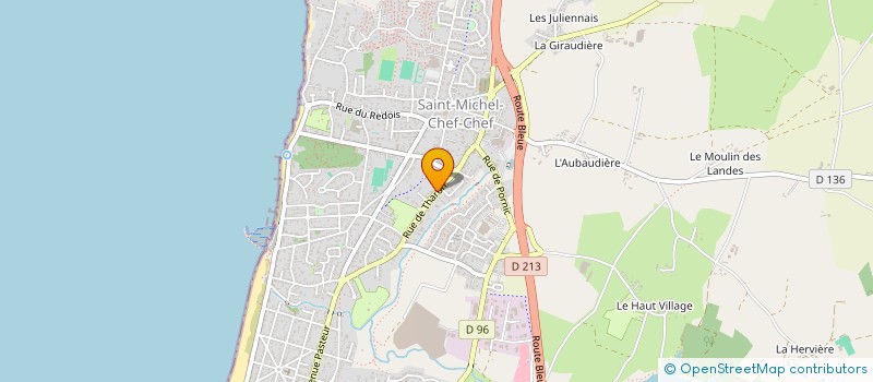 localisation de l'entreprise HINVEST  SAINT-MICHEL-CHEF-CHEF