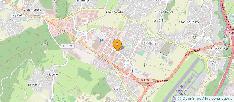 localisation de l'entreprise HIOLET ET FILS à HAUTEVILLE-SUR-FIER