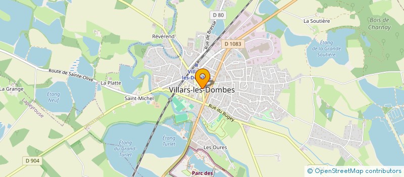 localisation de l'entreprise HIP A HOP DE VILLARS LES DOMBES à VILLARS-LES-DOMBES
